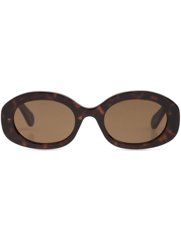 Chloé Eyewear oval-frame recycled-acetate sunglasses