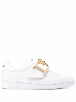 DSQUARED2 logo plaque strap sneakers