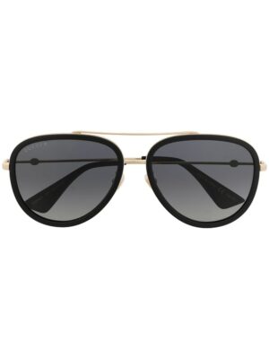 Gucci Eyewear gradient-lens pilot-frame sunglasses