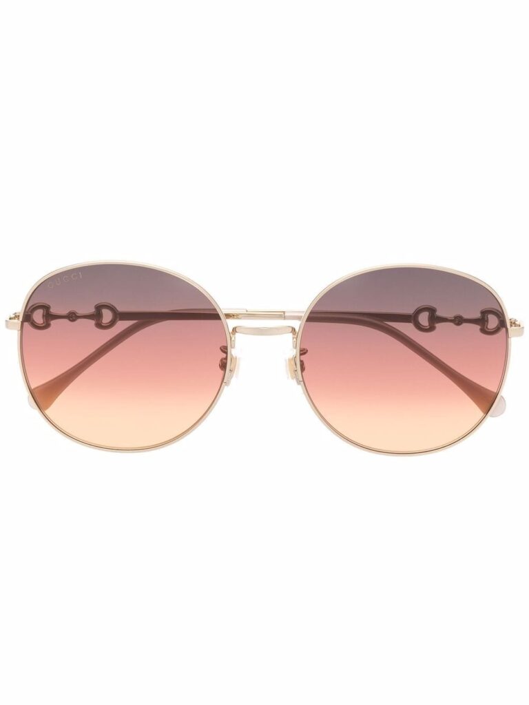 Gucci Eyewear gradient-lense rounded sunglasses