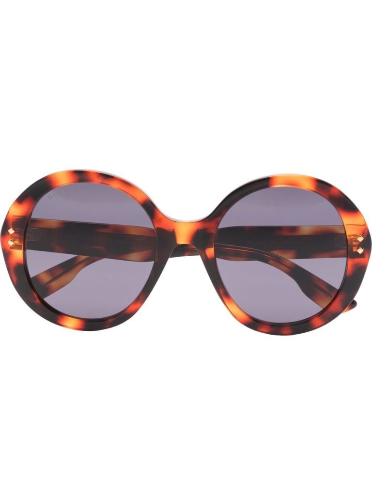 Gucci Eyewear oversized-frame tortoiseshell sunglasses