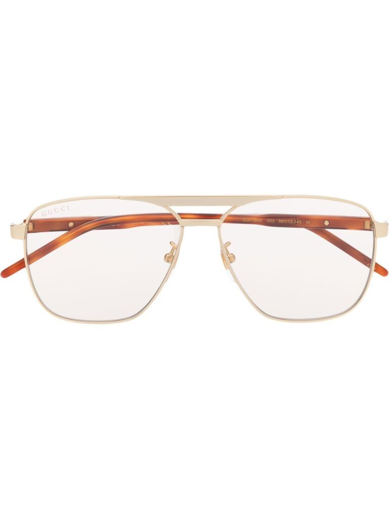 Gucci Eyewear tinted pilot-frame sunglasses