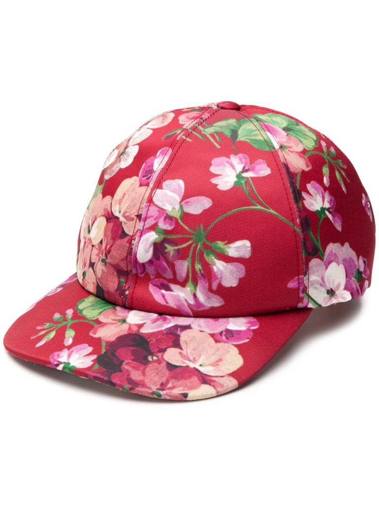 Gucci floral print cap