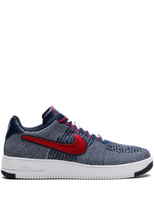 Nike Air Force 1 Ultra Flyknit Low “Patriots Robert Kraft Wolf Grey” sneakers