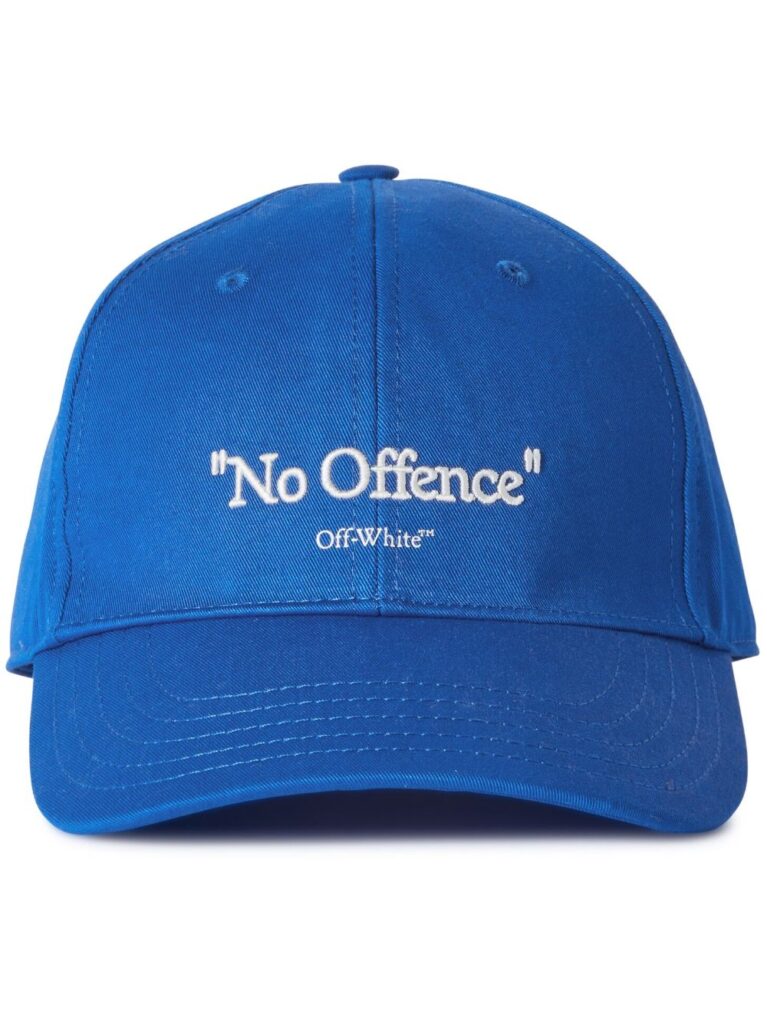 Off-White No Offence slogan-print baseball cap