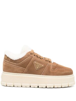 Prada suede sneakers