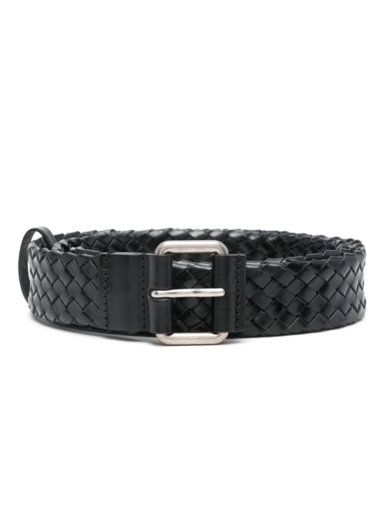 Saint Laurent braided leather belt