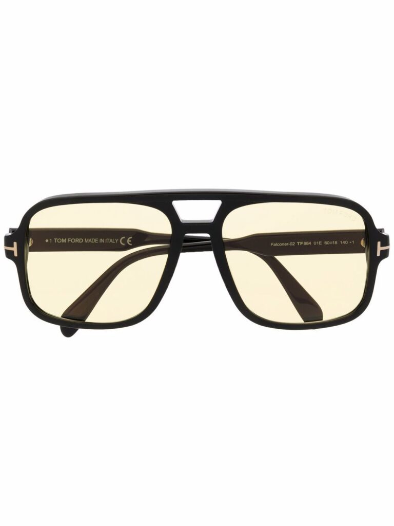 TOM FORD Eyewear tinted pilot-frame sunglasses