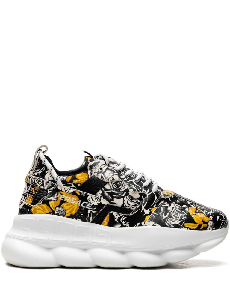 Versace Chain Reaction "Baroque Floral" sneakers