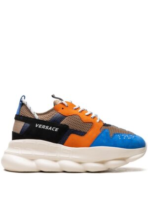 Versace Chain Reaction “Beige/Black/Blue/Orange” sneakers