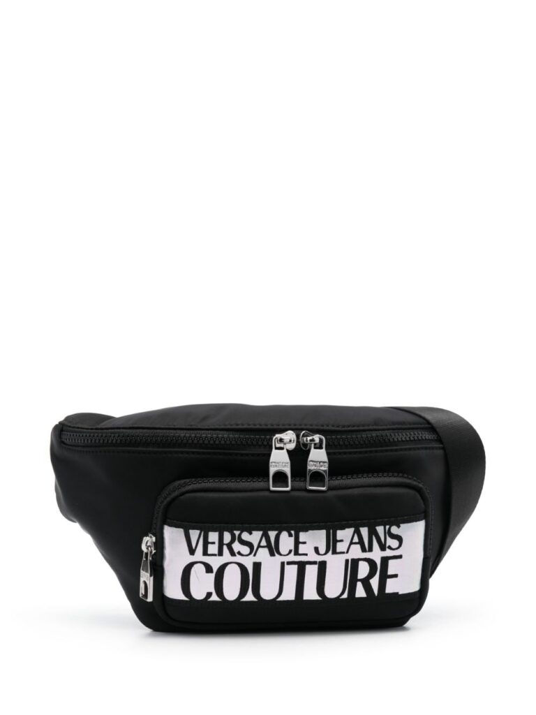 Versace Jeans Couture logo-print zip-fastening belt bag