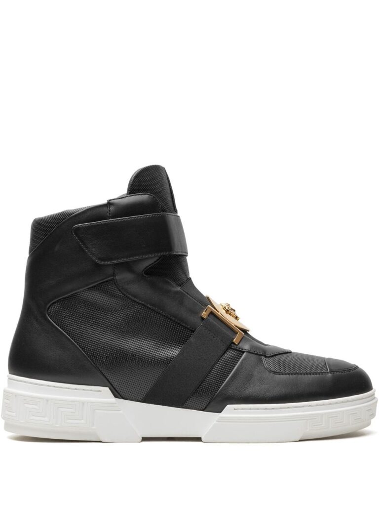 Versace Medusa-plaque high-top "Black" sneakers