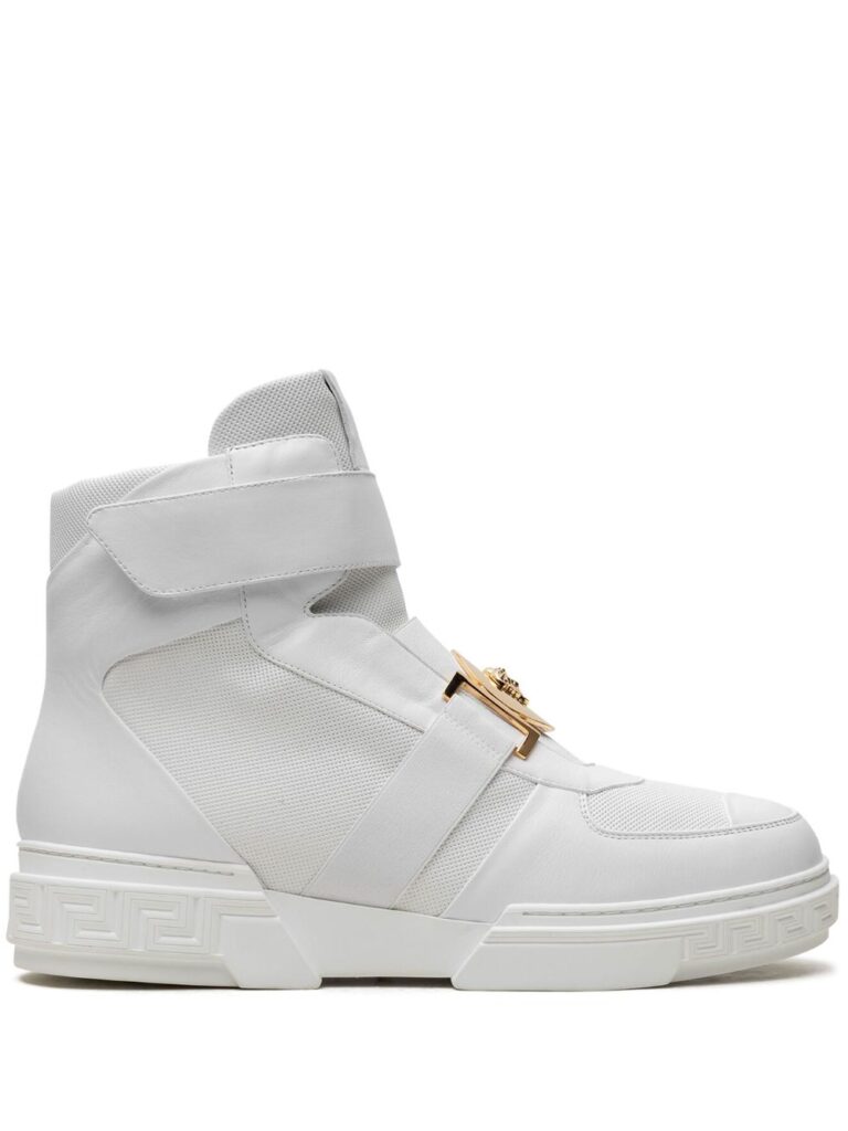 Versace Medusa-plaque high-top "White" sneakers