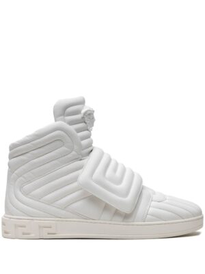 Versace quilted high-top “White” sneakers