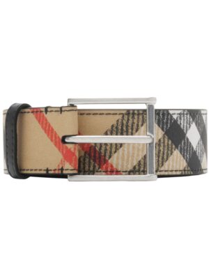 Burberry Check-pattern belt