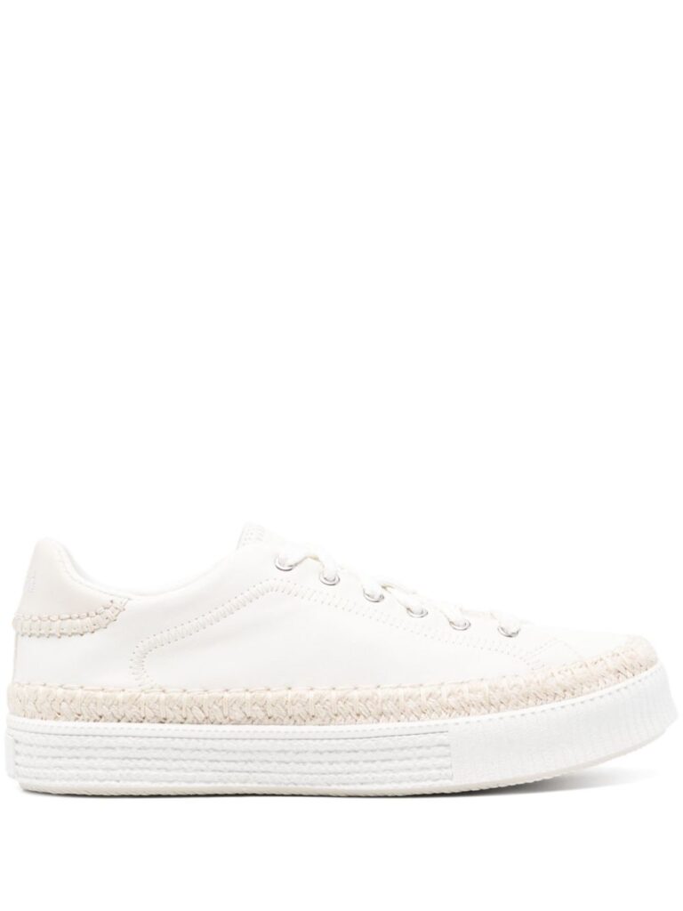 Chloé Telma tonal-stitching leather sneakers