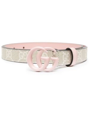 Gucci GG Supreme leather belt