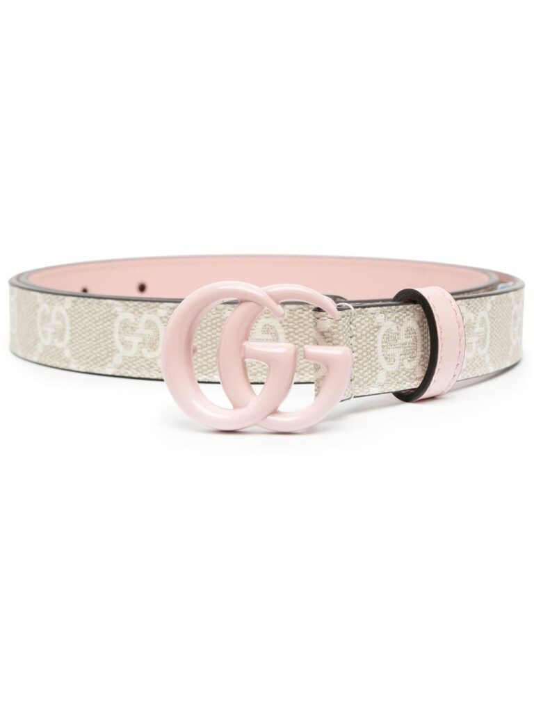 Gucci GG Supreme leather belt