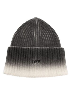 Off-White loose knit beanie