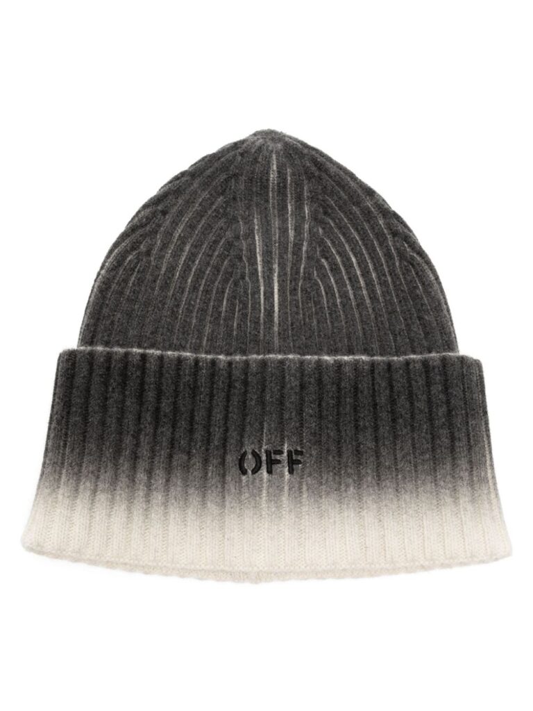 Off-White loose knit beanie