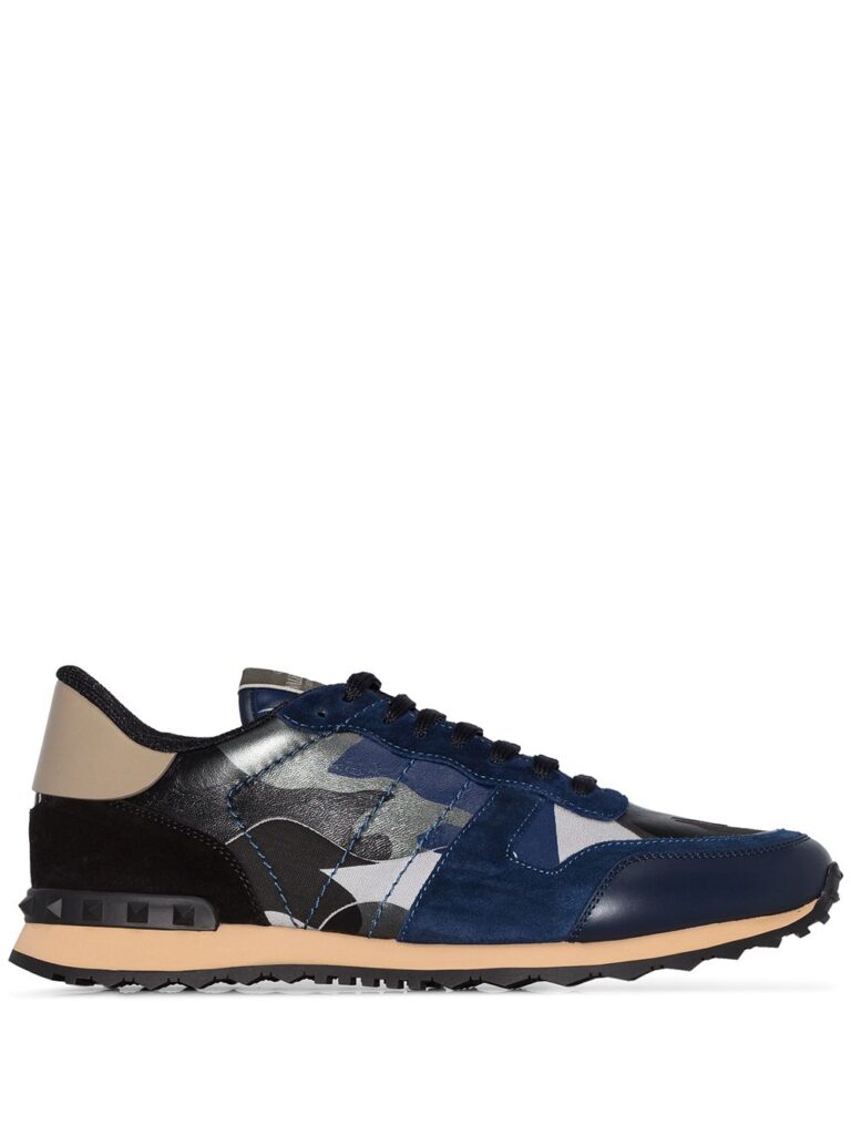 Valentino Garavani Rockstud Rockrunner camouflage sneakers