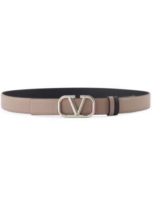 Valentino Garavani VLogo reversible leather belt