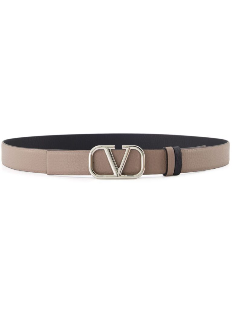 Valentino Garavani VLogo reversible leather belt